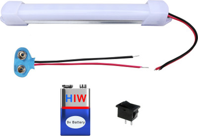 Kit4curious Mini Tubelight with 9v battery, connector and switch with instruction manual Educational Electronic Hobby Kit
Kit4curious Mini Tubelight with 9v battery, connector and switch with instruction manual Educational Electronic Hobby Kit