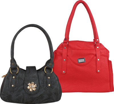 Fillincart Shoulder Bag(Black, Red)