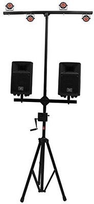Maxcart Heavy Duty Speaker and Lighting Stand with Hand Crank -Height Adjustable- Load Capacity - 100 Kgs Speaker Mount