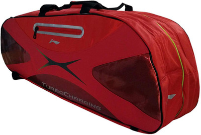 Li-Ning 9 IN 1 Badminton Kit bag - ABDC004 Kit Bag(Red, Kit Bag)