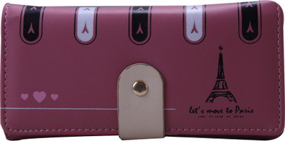 Bee fashionable Women Pink Artificial Leather Wrist Wallet(5 Card Slots), Light pink
Bee fashionable Women Pink Artificial Leather Wrist Wallet(5 Card Slots), Light pink