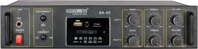 5 Core Mini AMP-65-BT with Bluetooth, Mic, USB, Aux Input 20 W AV Control Amplifier(Black)
5 Core Mini AMP-65-BT with Bluetooth, Mic, USB, Aux Input 20 W AV Control Amplifier(Black)