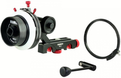 FILMCITY Follow Focus with Hard Stops Flexible Gear Belt Speed Crank 15 mm Rod for Camera DSLR Shoulder Mount Rig (HS-2) Camera Rig
FILMCITY Follow Focus with Hard Stops Flexible Gear Belt Speed Crank 15 mm Rod for Camera DSLR Shoulder Mount Rig (HS-2) Camera Rig
