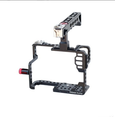 PROAIM Muffle Cage with Top Handle for Panasonic Lumix GH5/GH5S Tripod Mount CG-GH5-00 Camera Rig
PROAIM Muffle Cage with Top Handle for Panasonic Lumix GH5/GH5S Tripod Mount CG-GH5-00 Camera Rig