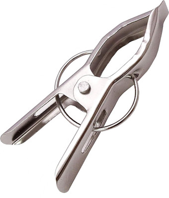 kuber industries Clip Medium Steel Multipurpose Cloth Clip(Set of 24, Silver)