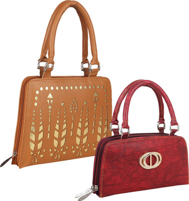 Fillincart Casual, Formal, Party Orange, Red Clutch