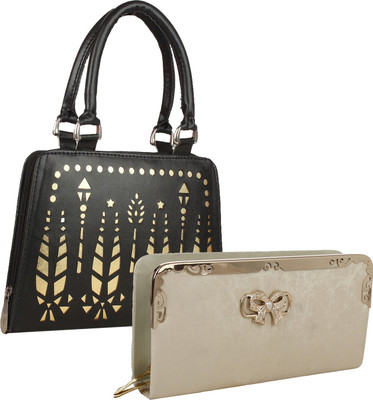 Fillincart Casual, Formal, Party Black, Gold Clutch