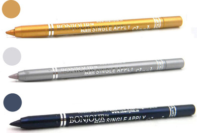 Bonjour Paris Party wear kajal(golden, silver, party blue.)