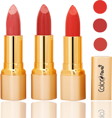 Color Fever lipstick with Vitamin E, Enriched soft and smooth 9 to 5 matte(peach, orange, orange, 12 g)
Color Fever lipstick with Vitamin E, Enriched soft and smooth 9 to 5 matte(peach, orange, orange, 12 g)
