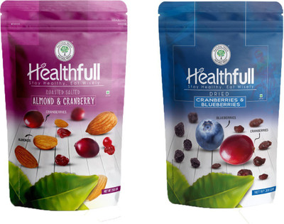 Healthfull Combo of Cranberrys Blueberry Mix, 200g & Roasted Almond Cranberrys Mix, 200g. Bilberries(400 g, Pouch)
Healthfull Combo of Cranberrys Blueberry Mix, 200g & Roasted Almond Cranberrys Mix, 200g. Bilberries(400 g, Pouch)