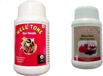 biomed WELL TONE (for weight) HIBISCUS (for Slimming) combo(100 No)