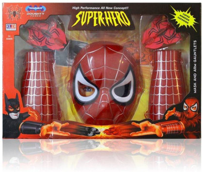 Akshat Favourite and Lovable Super Hero Spider Man Mask with Gauntlet, (Multicolour)(Red)
Akshat Favourite and Lovable Super Hero Spider Man Mask with Gauntlet, (Multicolour)(Red)