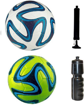 Aks brazuca-blue-green-brazuca-football-pump-sipper-combo- Football - Size: (Pack of 2, White
Aks brazuca-blue-green-brazuca-football-pump-sipper-combo- Football - Size: (Pack of 2, White