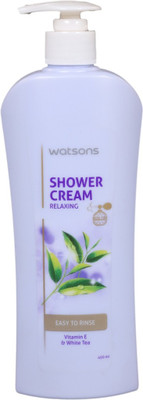 Watsons Imported Relaxing Shower Cream Liquid Bath Soap With Vitamin E And White Tea For Women and Men(450 ml)
Watsons Imported Relaxing Shower Cream Liquid Bath Soap With Vitamin E And White Tea For Women and Men(450 ml)