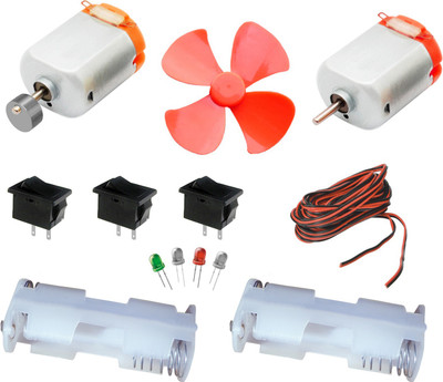 Kit4Curious Vibration motor Toy motor fan LED switch holder wire with instruction manual Educational Electronic Hobby Kit
Kit4Curious Vibration motor Toy motor fan LED switch holder wire with instruction manual Educational Electronic Hobby Kit