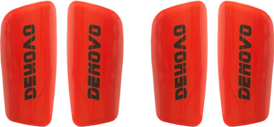 DeNovo Proffesional (Two Pairs) Football Shin Guard(, Red