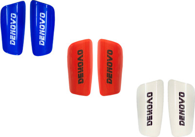 MattZig Pro (3 Pairs) Football Shin Guard(, Blue, Red, White