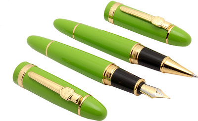 LEDOS Set Of 2 - Jinhao 159 Luxury Green and Gold Clip 0.5mm Iridium Nib Metal Signature Fountain & Rollerball Pen Gift Set(Pack of 2)
LEDOS Set Of 2 - Jinhao 159 Luxury Green and Gold Clip 0.5mm Iridium Nib Metal Signature Fountain & Rollerball Pen Gift Set(Pack of 2)