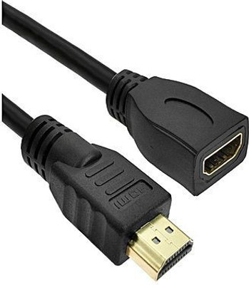 GVAAS TV-out Cable Hdmi Male To Female Extension Gaming Cable Connector For TV/LED/OLED/GAMING CONSOLES/PROJECTOR/ LAPTOP 0.33 METER/ 1 FEET(Black, For TV, 0.33)
GVAAS TV-out Cable Hdmi Male To Female Extension Gaming Cable Connector For TV/LED/OLED/GAMING CONSOLES/PROJECTOR/ LAPTOP 0.33 METER/ 1 FEET(Black, For TV, 0.33)