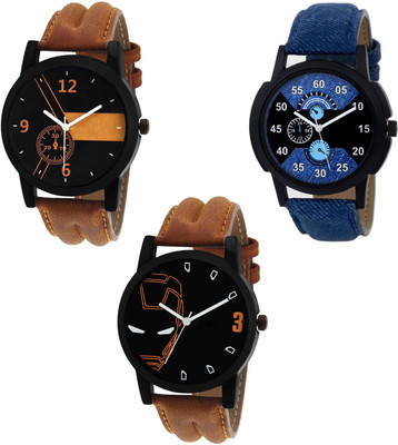 Skmi Combo Of Three Multicolour Leather Strap Couple 002 Watch - For Men & Women
Skmi Combo Of Three Multicolour Leather Strap Couple 002 Watch - For Men & Women