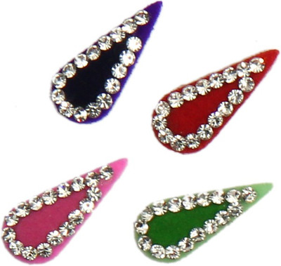 Sunaina NEW LOVE COLLECTION TILAK BORDER FOREHEAD Multicolor Bindis(FANCY BINDI)