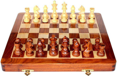 Retail Online SK 1.5 inch Chess Board(Brown, Beige)