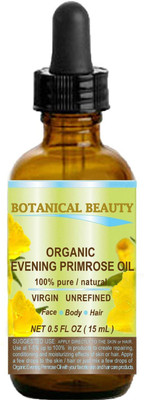 Botanical Beauty ORGANIC EVENING PRIMROSE OIL. 100% Pure / Natural(15 ml)