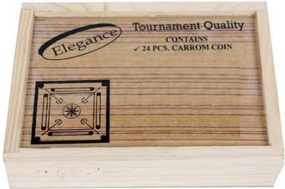 QUINERGYS ™ Hand Crafted 24 Wooden Carrom Game Coins and Striker Set Carrom Pawns(Pack of 24)
QUINERGYS ™ Hand Crafted 24 Wooden Carrom Game Coins and Striker Set Carrom Pawns(Pack of 24)