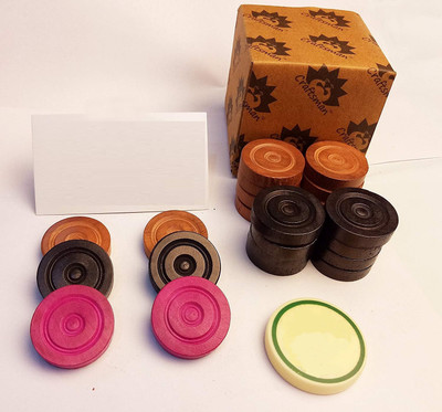 QUINERGYS ® Original & Branded CARROM COINS with Striker Carrom Pawns(Pack of 24)
QUINERGYS ® Original & Branded CARROM COINS with Striker Carrom Pawns(Pack of 24)