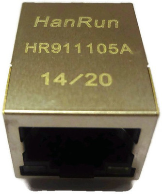 Generic HAN RUN HanRun RJ45 socket HR911105A Network Transformer Electronic Components Electronic Hobby Kit
Generic HAN RUN HanRun RJ45 socket HR911105A Network Transformer Electronic Components Electronic Hobby Kit