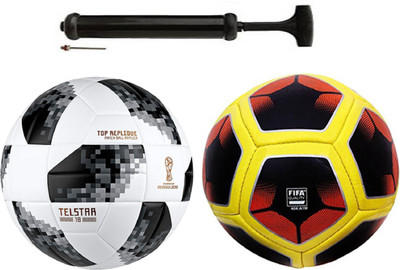 Nice Startel 2018 WC + CB Match Football With Pump Combo Kit Football Kit