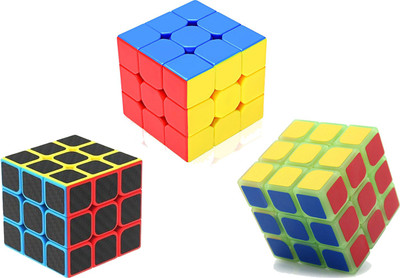 Emob High Speed Smooth Carbon Fiber, Stickerless 3x3 & Radium 3x3 Magic Rubik Cube Combo With Adjustable Speed(3 Pieces)
Emob High Speed Smooth Carbon Fiber, Stickerless 3x3 & Radium 3x3 Magic Rubik Cube Combo With Adjustable Speed(3 Pieces)