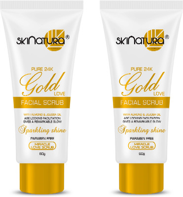 Skinatura Pure 24k Gold Love (60 G) Scrub(60 ml)