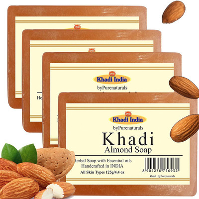 Khadi Almond Set of 4(500 g, Pack of 4)