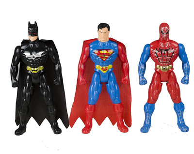 Paradise Spiderman Superman Batman Super Hero Figures (Multicolour)- Pack of 3(Multicolor)
Paradise Spiderman Superman Batman Super Hero Figures (Multicolour)- Pack of 3(Multicolor)