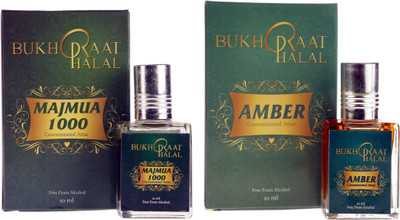 RACKDACK Bukhraat Halal Oriental Treat Alcohol free Amber & Majmua 1000 Floral Attar(Musk Arabia)
RACKDACK Bukhraat Halal Oriental Treat Alcohol free Amber & Majmua 1000 Floral Attar(Musk Arabia)