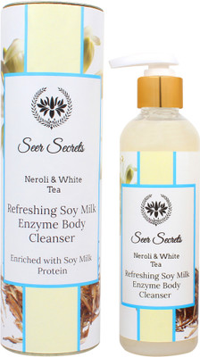 Seer Secrets Neroli White Tea Refreshing Soy Milk Enzyme Body Cleanser(200 ml)
Seer Secrets Neroli White Tea Refreshing Soy Milk Enzyme Body Cleanser(200 ml)