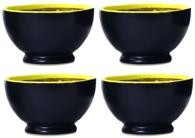caffeine Nut Bowl Ceramic/Stoneware in Black Studio Handmade by Caffeine-Set of 4 Ceramic Bowl Set(Black, Pack of 4)
caffeine Nut Bowl Ceramic/Stoneware in Black Studio Handmade by Caffeine-Set of 4 Ceramic Bowl Set(Black, Pack of 4)