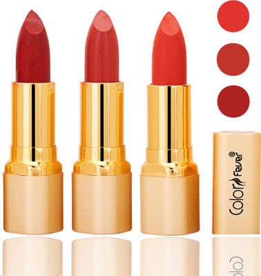 Color Fever lipstick with Vitamin E, Enriched soft and smooth 9 to 5 matte(red, orange, orange, 12 g)
Color Fever lipstick with Vitamin E, Enriched soft and smooth 9 to 5 matte(red, orange, orange, 12 g)