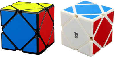 Rubik's Domino Skewb Black & QIYI Skewb White Bright Colors 3D Brain Teaser Puzzle Recommended for 3 -99 yrs (Combo of 2)(2 Pieces)
Rubik's Domino Skewb Black & QIYI Skewb White Bright Colors 3D Brain Teaser Puzzle Recommended for 3 -99 yrs (Combo of 2)(2 Pieces)
