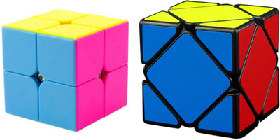 Rubik's Domino 2x2 Stickerless Cube & Skewb Black Bright Colors 3D Brain Teaser Puzzle Recommended for 3 -99 yrs (Combo of 2)(2 Pieces)
Rubik's Domino 2x2 Stickerless Cube & Skewb Black Bright Colors 3D Brain Teaser Puzzle Recommended for 3 -99 yrs (Combo of 2)(2 Pieces)