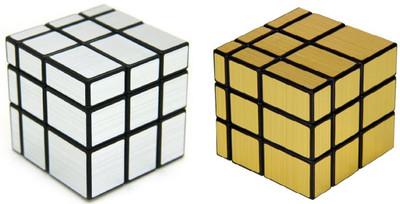 Rubik's Domino QIYI Silver & QIYI Gold Mirror Cube 3D Brain Teaser Puzzle Recommended for 3 -99 yrs (Combo of 2)(2 Pieces)
Rubik's Domino QIYI Silver & QIYI Gold Mirror Cube 3D Brain Teaser Puzzle Recommended for 3 -99 yrs (Combo of 2)(2 Pieces)