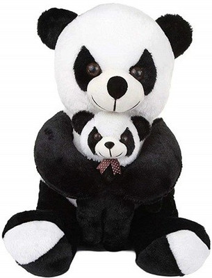 GAMERPOINT Black & White Panda & Panda baby For the Kids - 11 cm(Black)