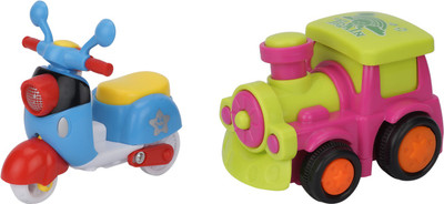 Aarushi Friction Powered Cars Push and Go Scooter, Train Vehicles Toys Gift for Kids (Pack of 2)(Multicolor)
Aarushi Friction Powered Cars Push and Go Scooter, Train Vehicles Toys Gift for Kids (Pack of 2)(Multicolor)