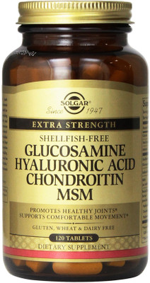 Solgar Glucosamine Hyaluronic Acid Chondroitin MSM, 120 Tablets SOL-01317(120 No)
Solgar Glucosamine Hyaluronic Acid Chondroitin MSM, 120 Tablets SOL-01317(120 No)