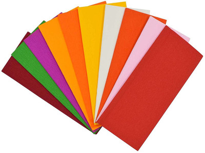 Vardhman Flower Making Duplex , crepe , Art & Craft paper, multicolored set of 10, size 70 x 25 cm
Vardhman Flower Making Duplex , crepe , Art & Craft paper, multicolored set of 10, size 70 x 25 cm