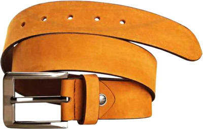 JD Men Casual Tan Genuine Leather Belt, Brown 13