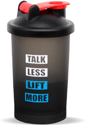 Rohani Protein Shaker Bottle 600ml 1 ml Shaker(Pack of 1, Black)