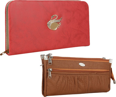 Element Cart Casual, Formal, Party Brown, Pink Clutch