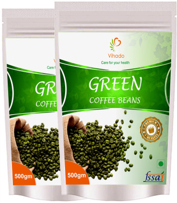 Vihado Herbal 1 KG Premium Green Coffee Beans/ 100% Pure & Natural / 2 Pack of 500g Instant Coffee 500 g(Pack of 2, Green Coffee Flavoured)
Vihado Herbal 1 KG Premium Green Coffee Beans/ 100% Pure & Natural / 2 Pack of 500g Instant Coffee 500 g(Pack of 2, Green Coffee Flavoured)